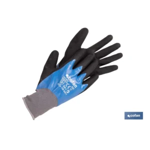 Guante Sandy Doble Capa de Nitrilo Azul Cofan